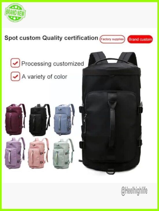 Large Capacity Waterproof Oxford Backpack Tote Travel Bag Duffel